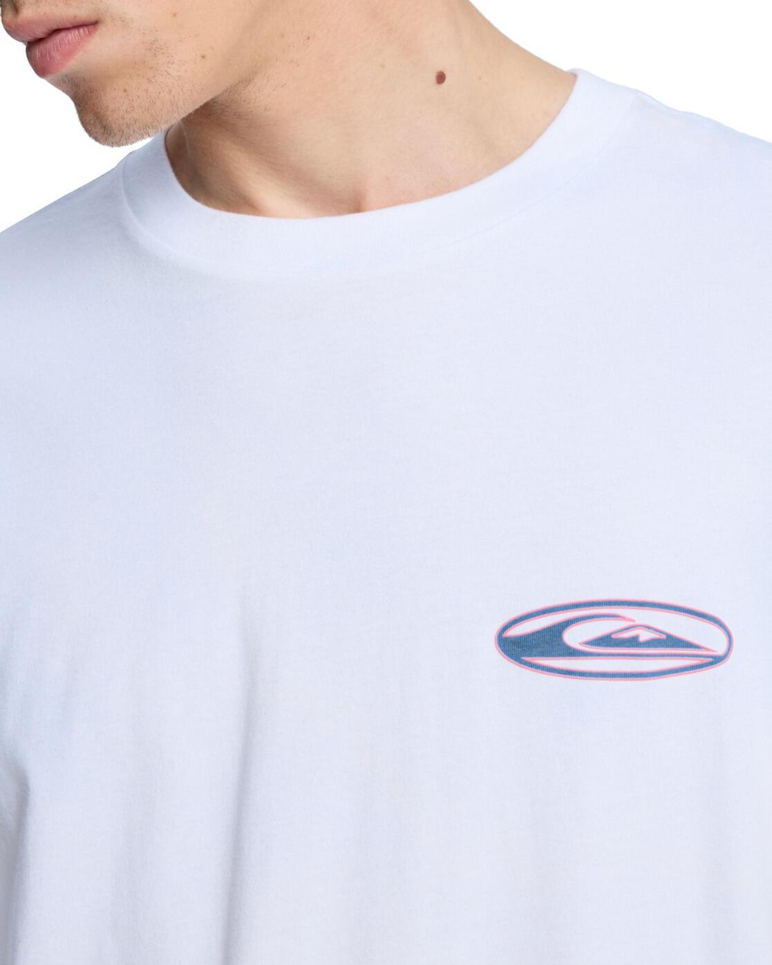 Maglia a maniche corte Quiksilver modello Quikglobe per uomini 4/5