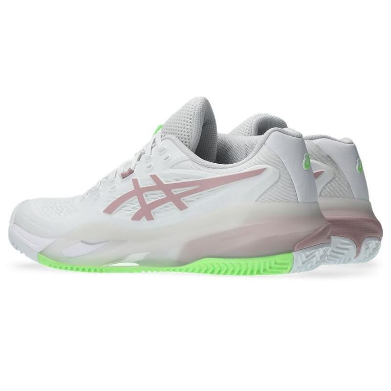 Tênis femininos Asics Gel Resolution X Clay White Morganite Pink 3/7
