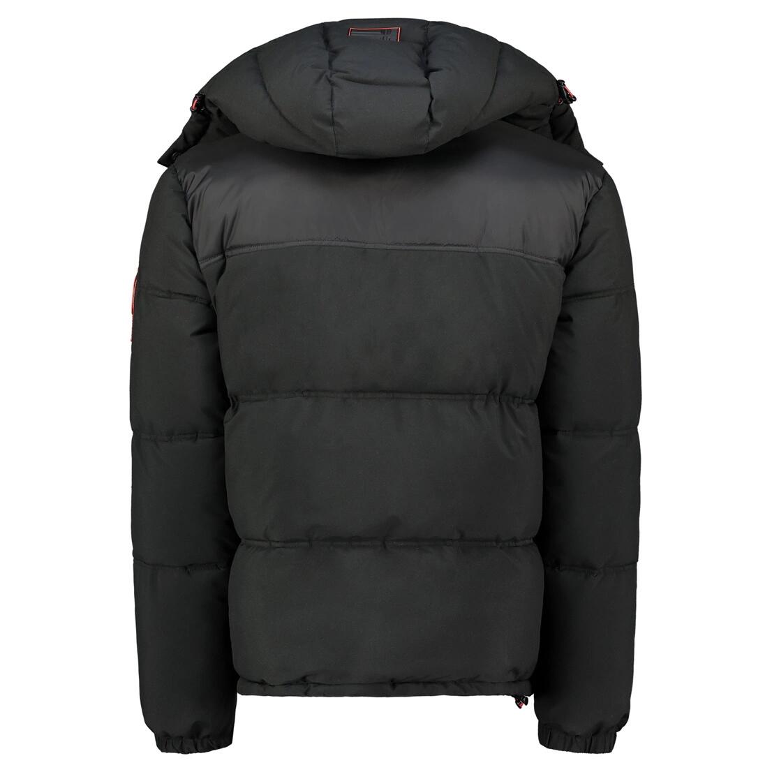 GEOGRAPHICAL NORWAY Kurtka BAREDA DB BLACK MEN 096 BLACK Sneak (WY3882H/GN-NOIR) 3/3