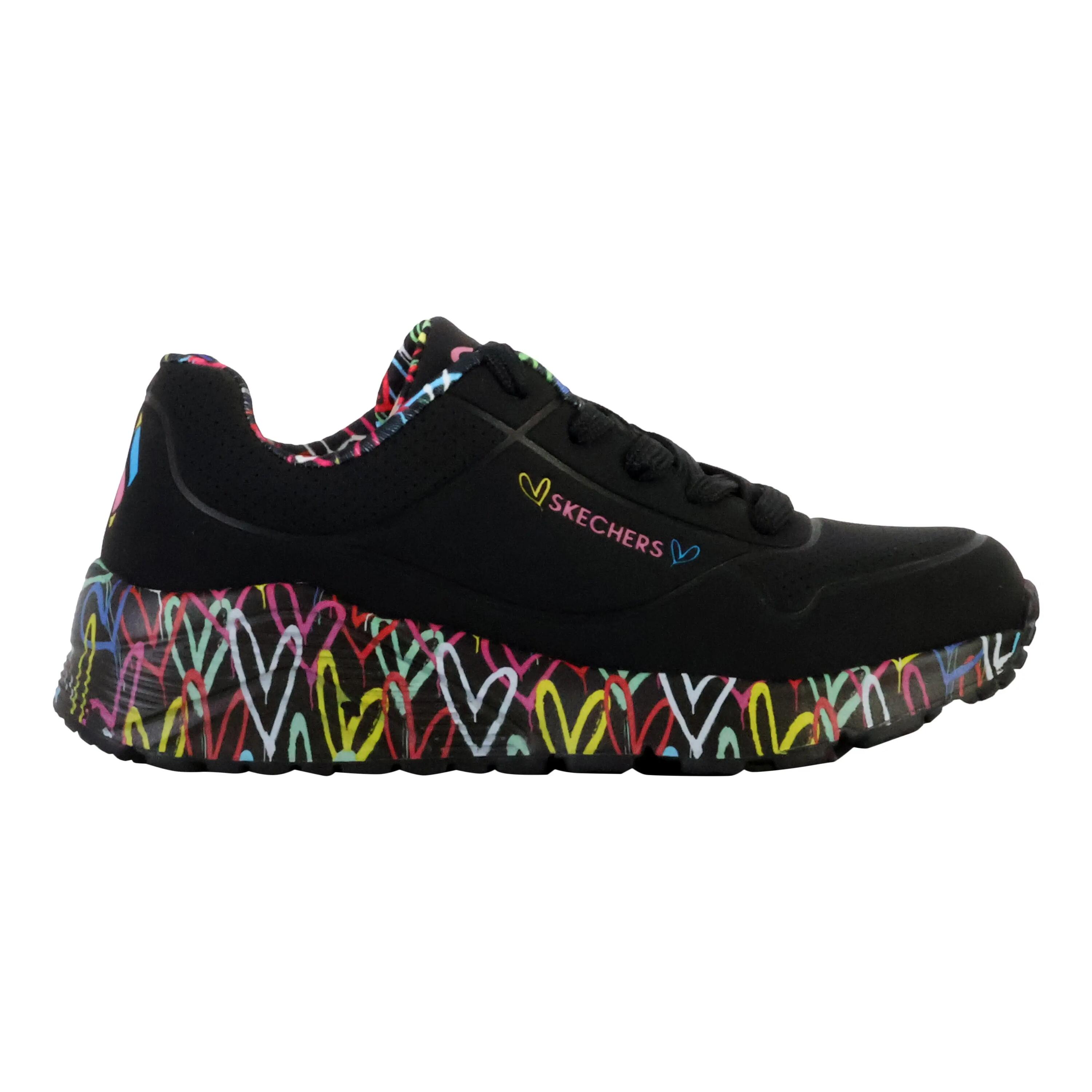 Basket Basse à Lacets Skechers Juniors Uno Lite-Lovely Luv - Enfant 2/5