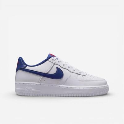 Nike Air Force 1 White Deep Royal Blue GS
