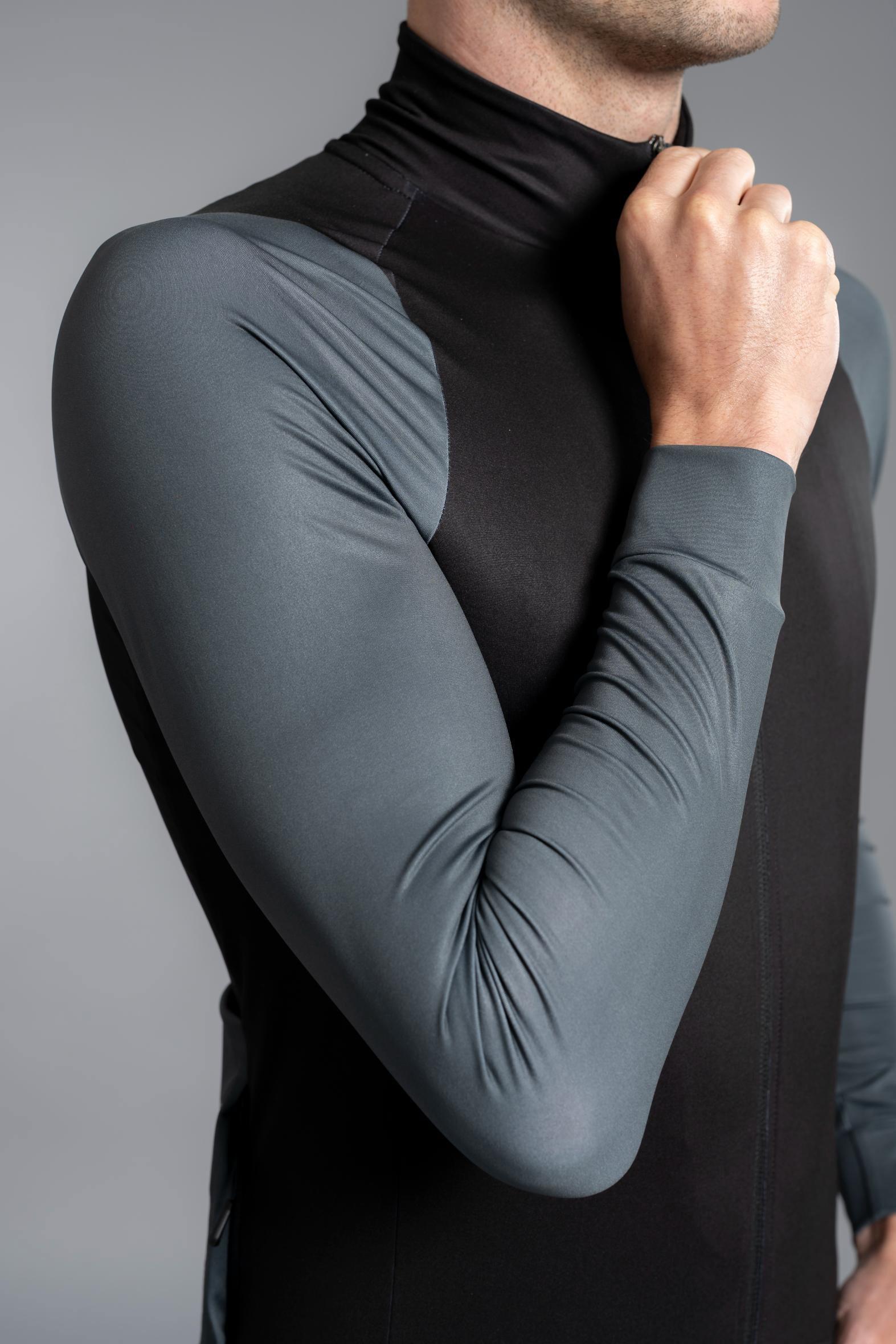 Leichte Radjacke Herren Atmungsaktiv Wasserabweisend Tempest Light Schwarz 6/7
