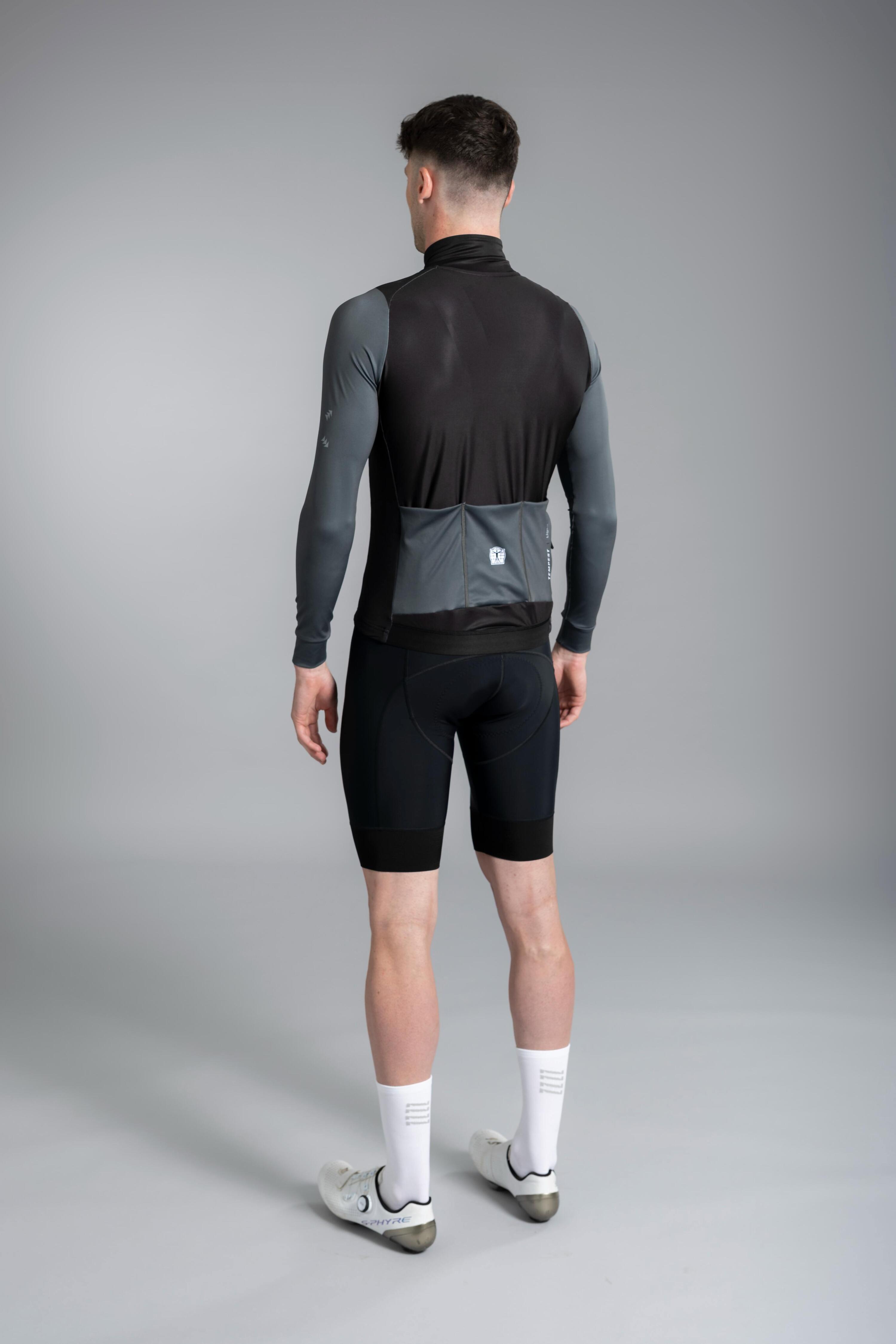 Leichte Radjacke Herren Atmungsaktiv Wasserabweisend Tempest Light Schwarz 4/7