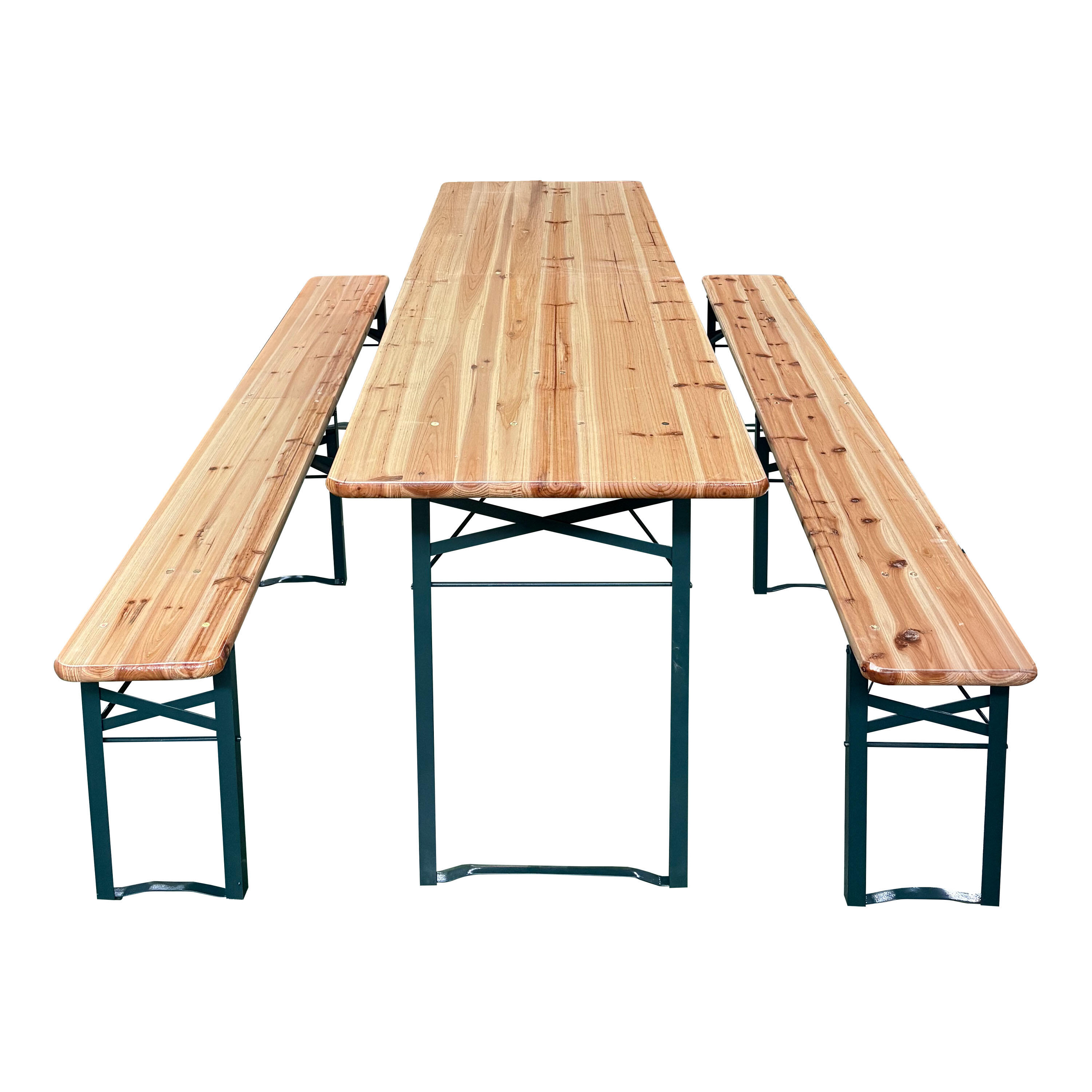 Table et bancs de brasserie, AXI Toon, Acier et Bois 5/7