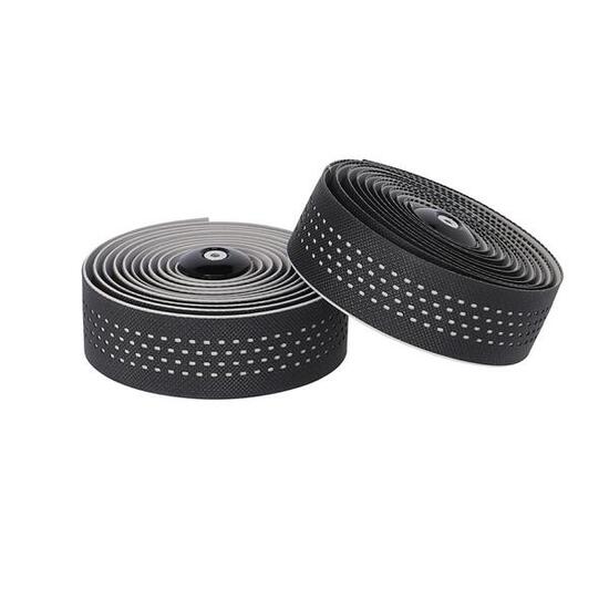 Ergotec Sanremo stuurlint 3,2 mm 2x2000 mm zwart/grijs