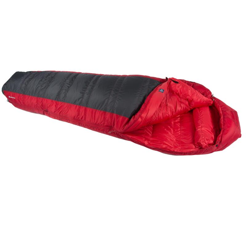 Mumien-Schlafsack Himalaya Looping III 1200 – links 200 cm – Rot 2/5