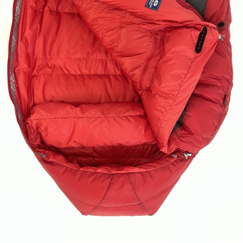 Mumien-Schlafsack Himalaya Looping III 1200 – links 200 cm – Rot 5/5