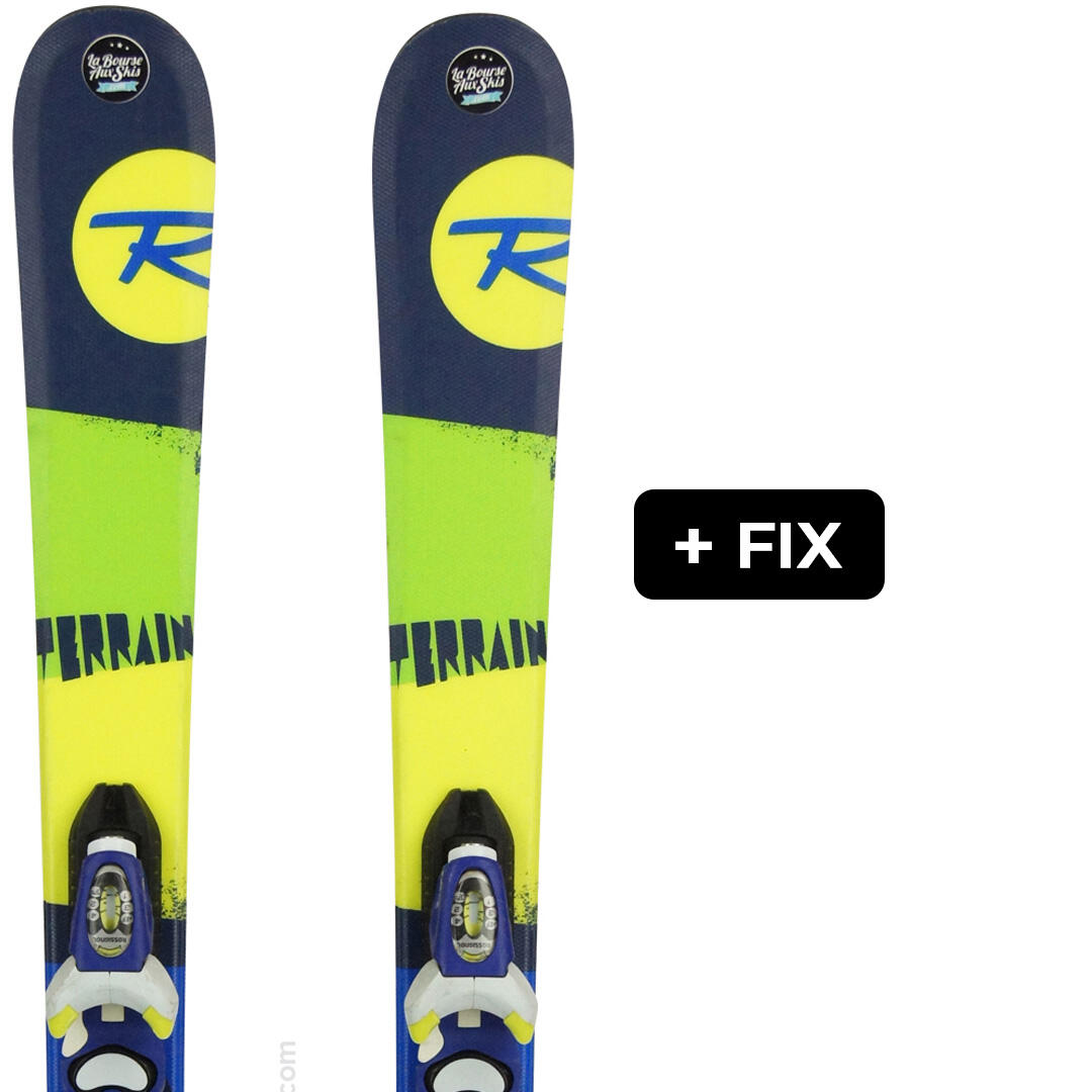 ROSSIGNOL Reconditionné - ROSSIGNOL TERRAIN BOY KID + FIX - Très bon état