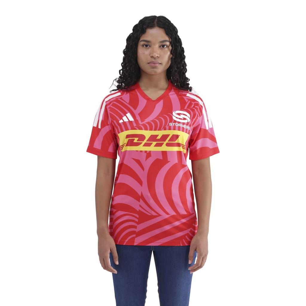 Adult Adidas Stormers URC Training T‑Shirt Pink