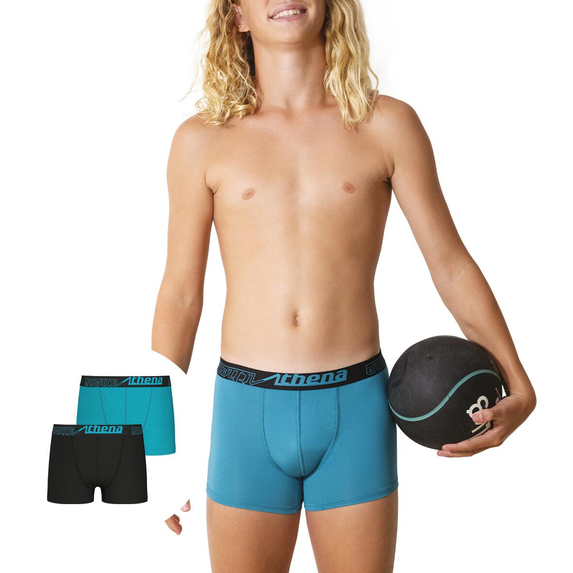 Lot de 2 boxers garçon Sport 4/7