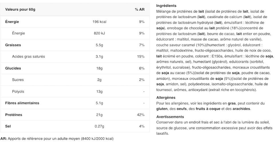 Proteinriegel - Dose Whipped Protein (10x60g) - Karamell-schokolade 2/5
