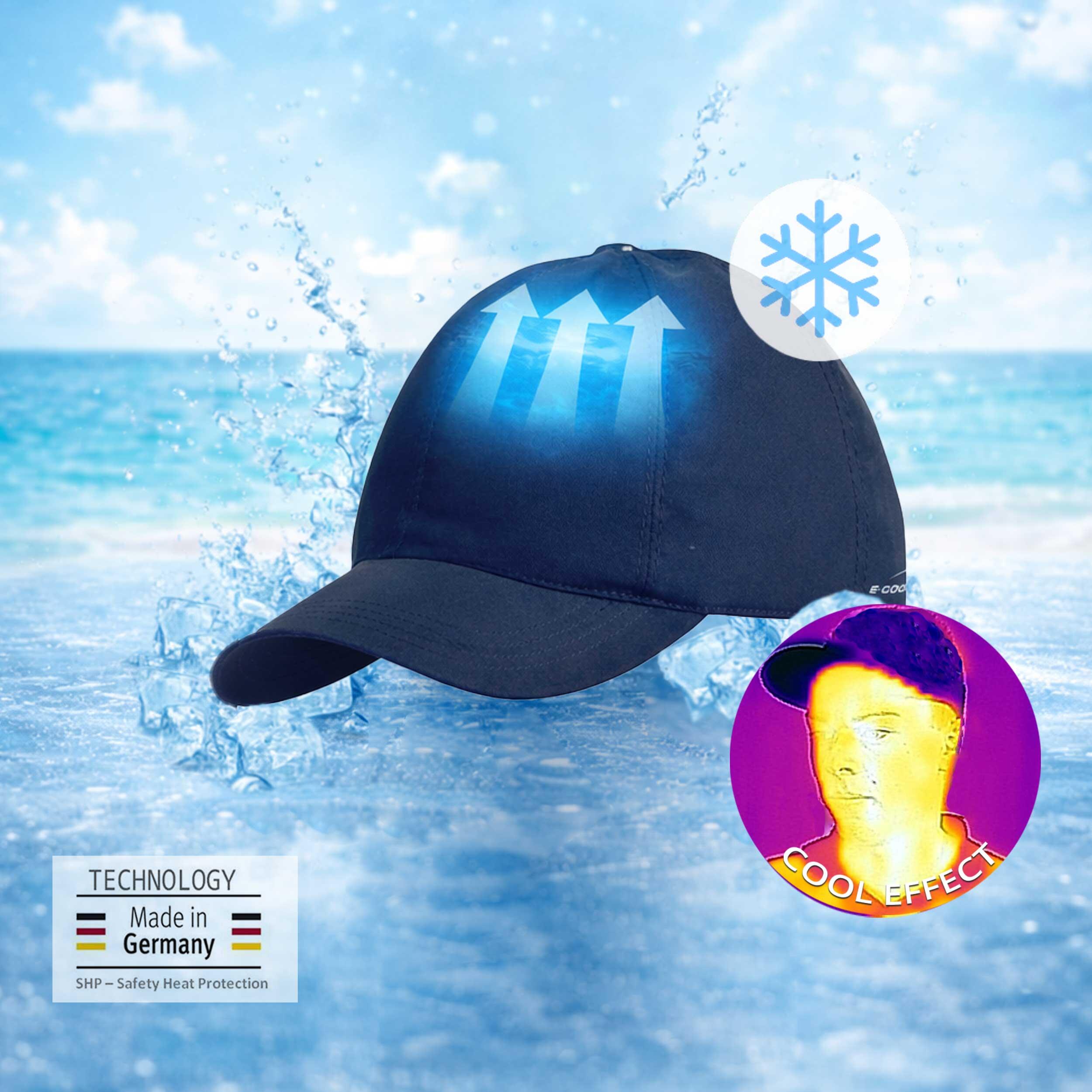 E.COOLINE Powercool SX3 kühlendes Basecap | Kühlende Mütze| aktiviert mit Wasser 4/9