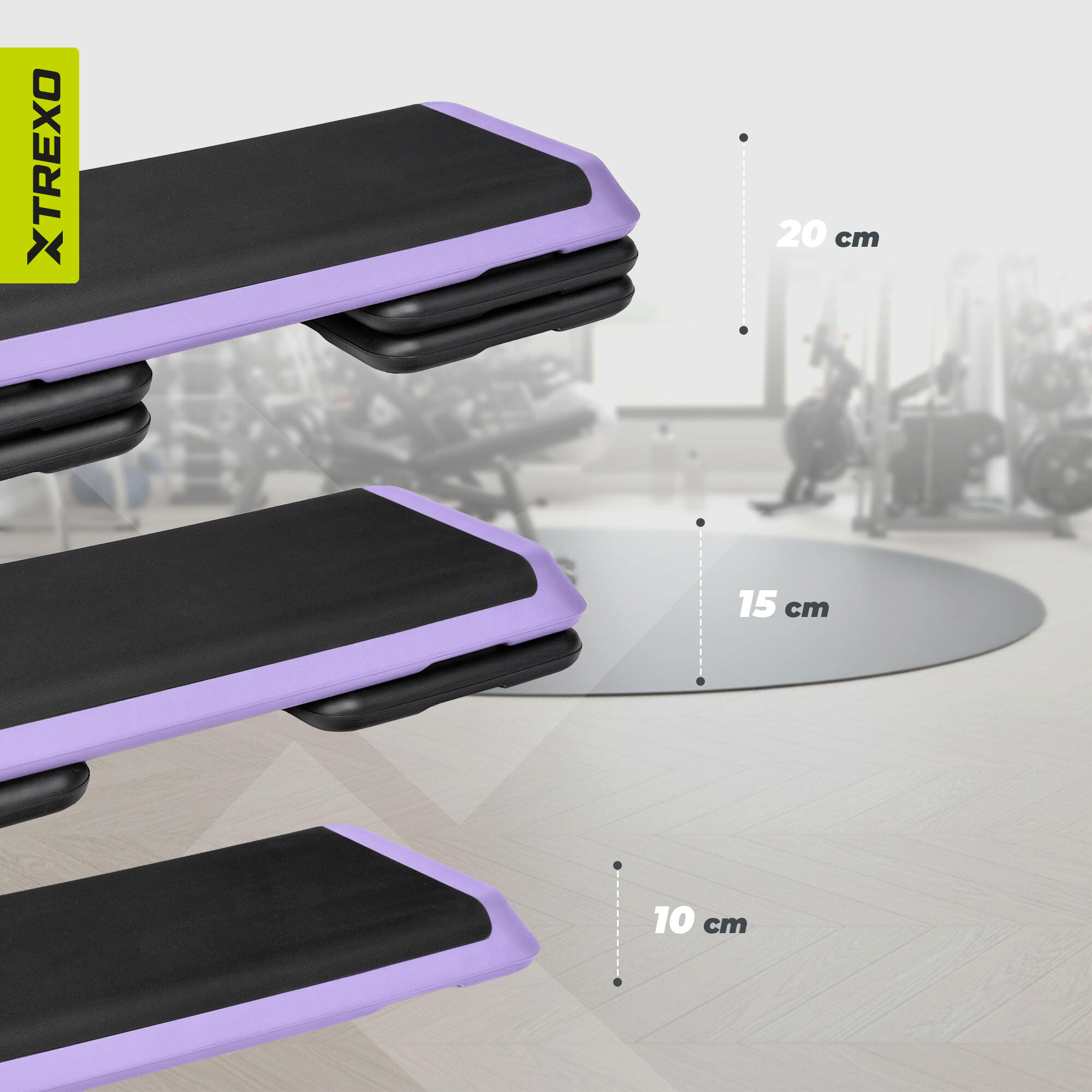 XTREXO Aerobic AS01 aerobicsstap 4/7