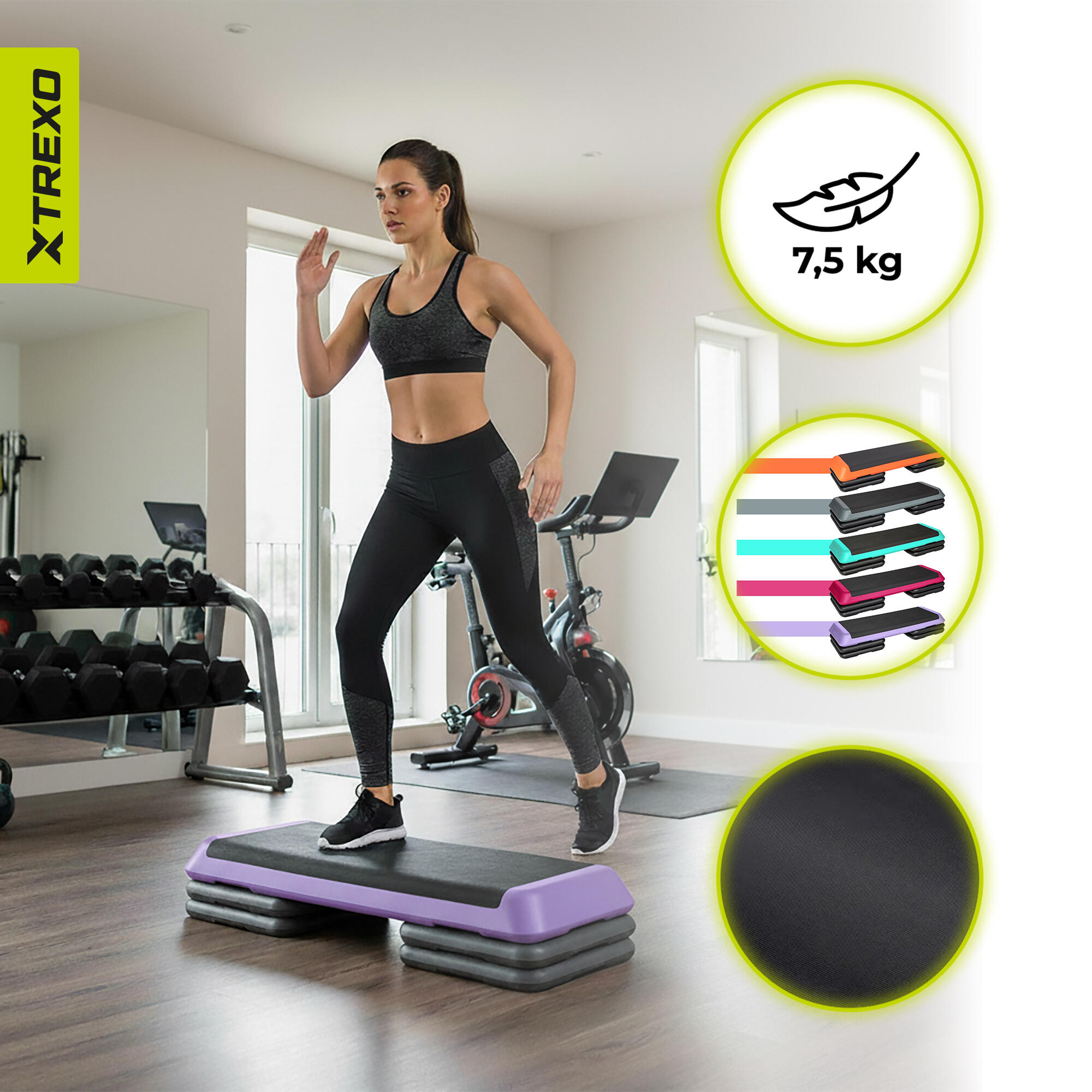 XTREXO Aerobic AS01 aerobicsstap 7/7