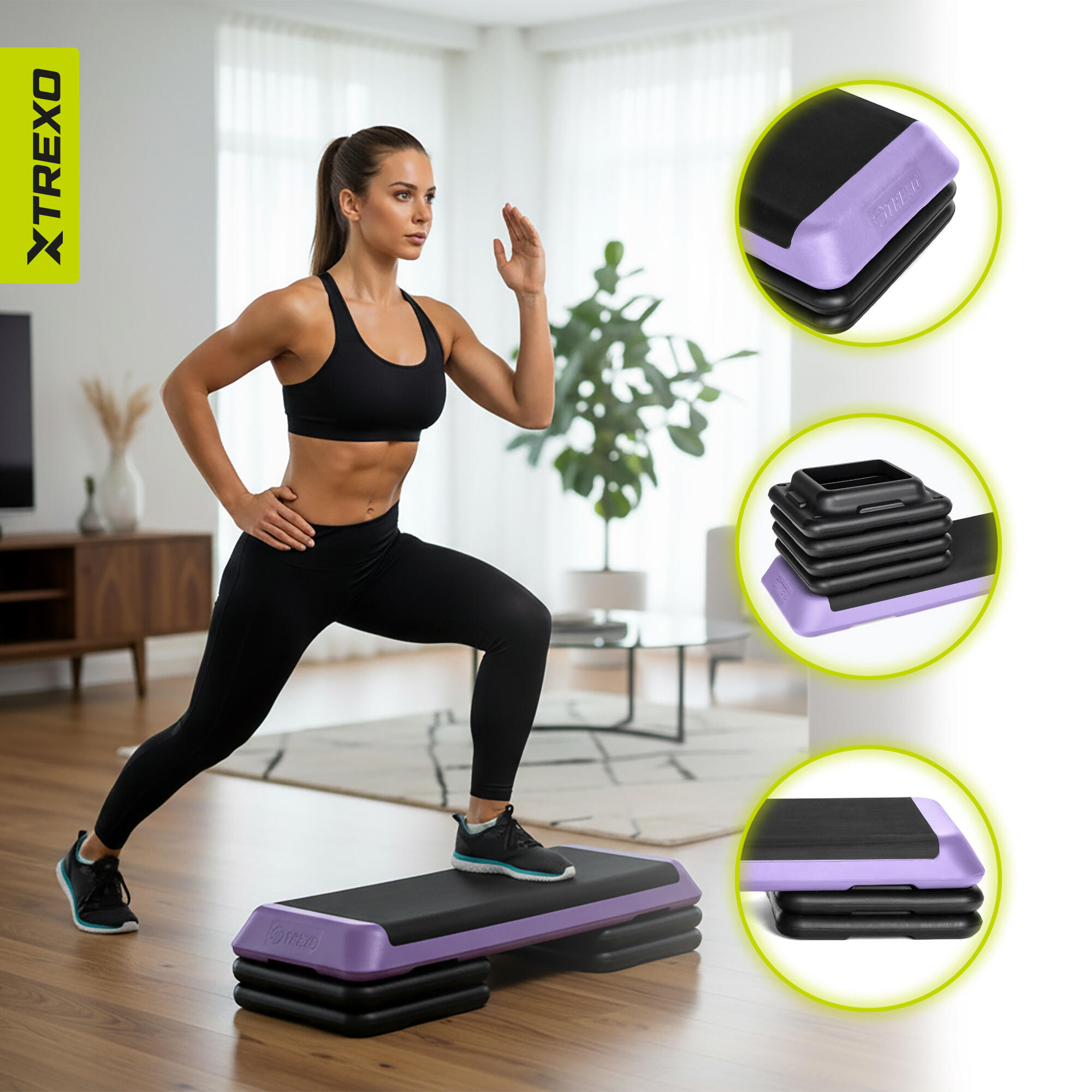 XTREXO Aerobic AS01 aerobicsstap 5/7