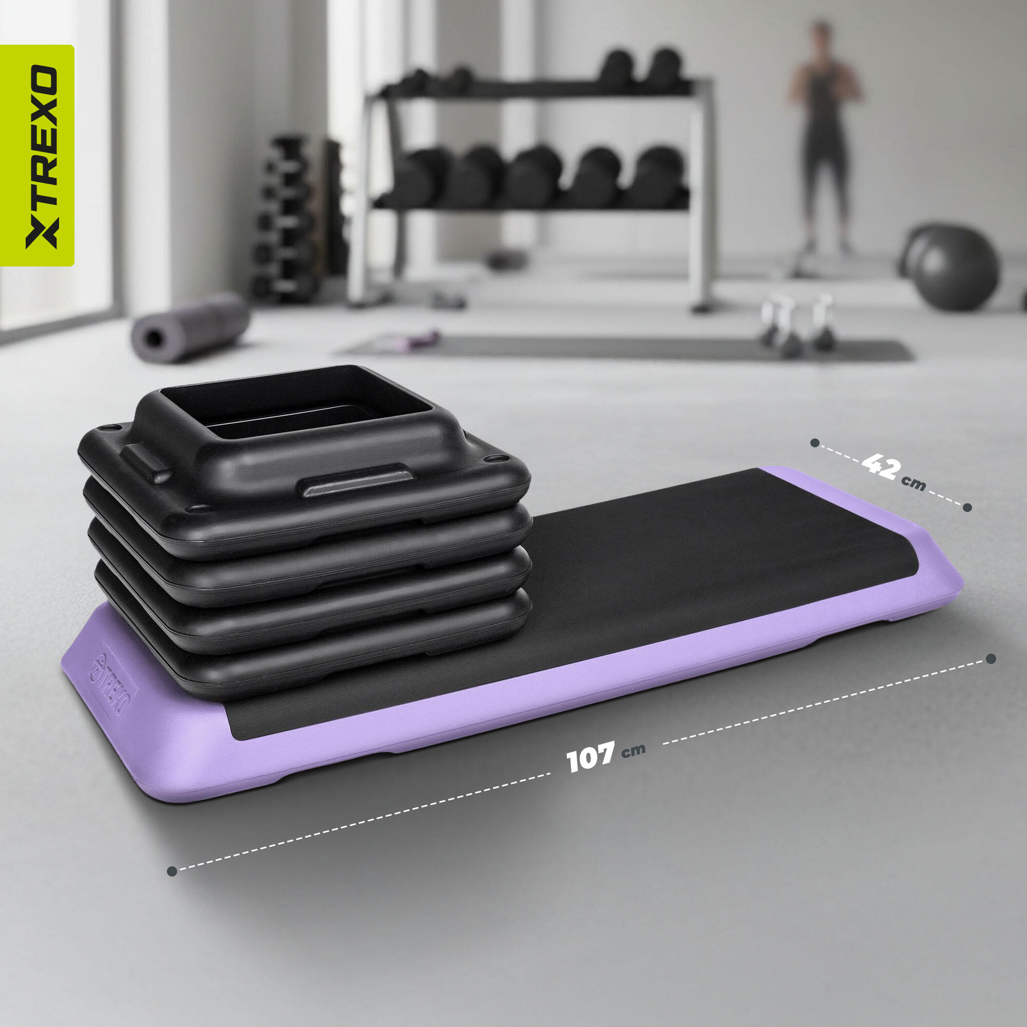 XTREXO Aerobic AS01 aerobicsstap 3/7