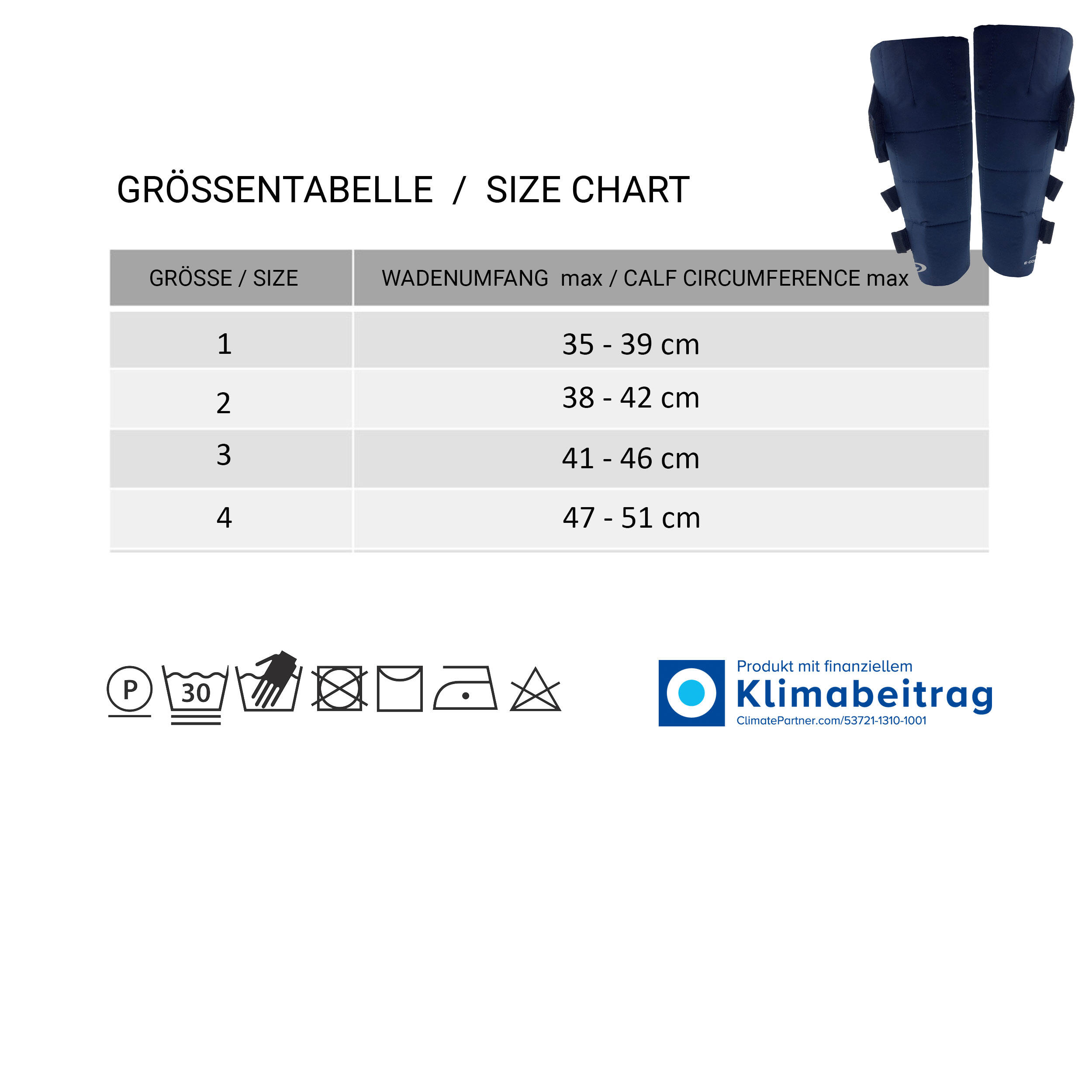 E.COOLINE Boots SX3 |kuitkoelers met klittenband |geactiveerd met water |wasbaar 5/9