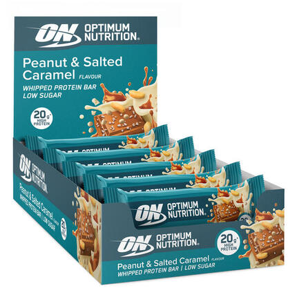 Optimum Nutrition Whipped Protein Bar (10x60g) Peanut & Salted Caramel
