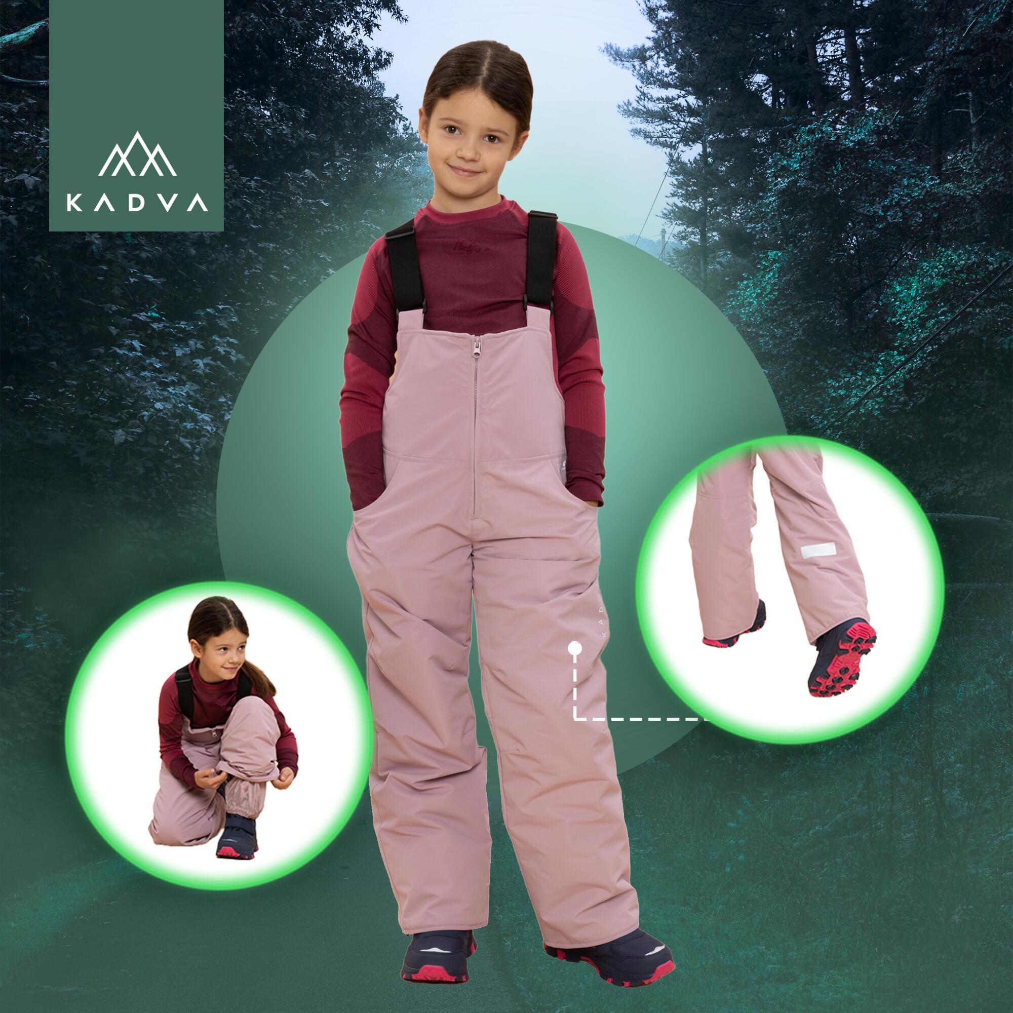 Bavaglini Da Neve Per Bambini – Pantaloni Sci Antivento E Impermeabili, Caldi E Comfortevoli Per Inverno