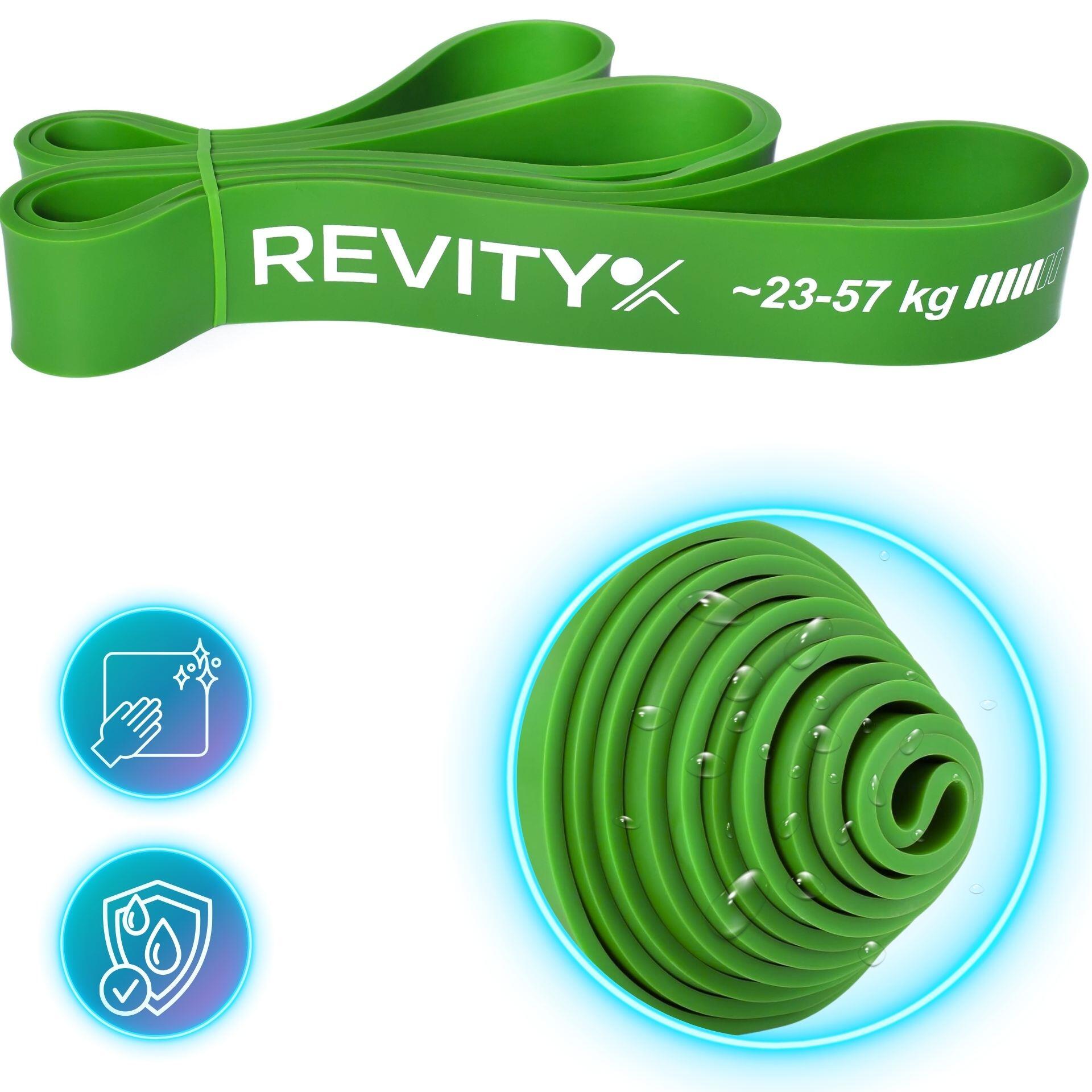 Bande élastique de résistance pour exercises fitness Revity Power Bands 23-57 kg 3/7