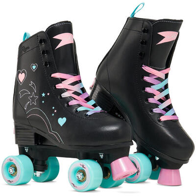 Klassieke retro verstelbare schaatsen raven zana