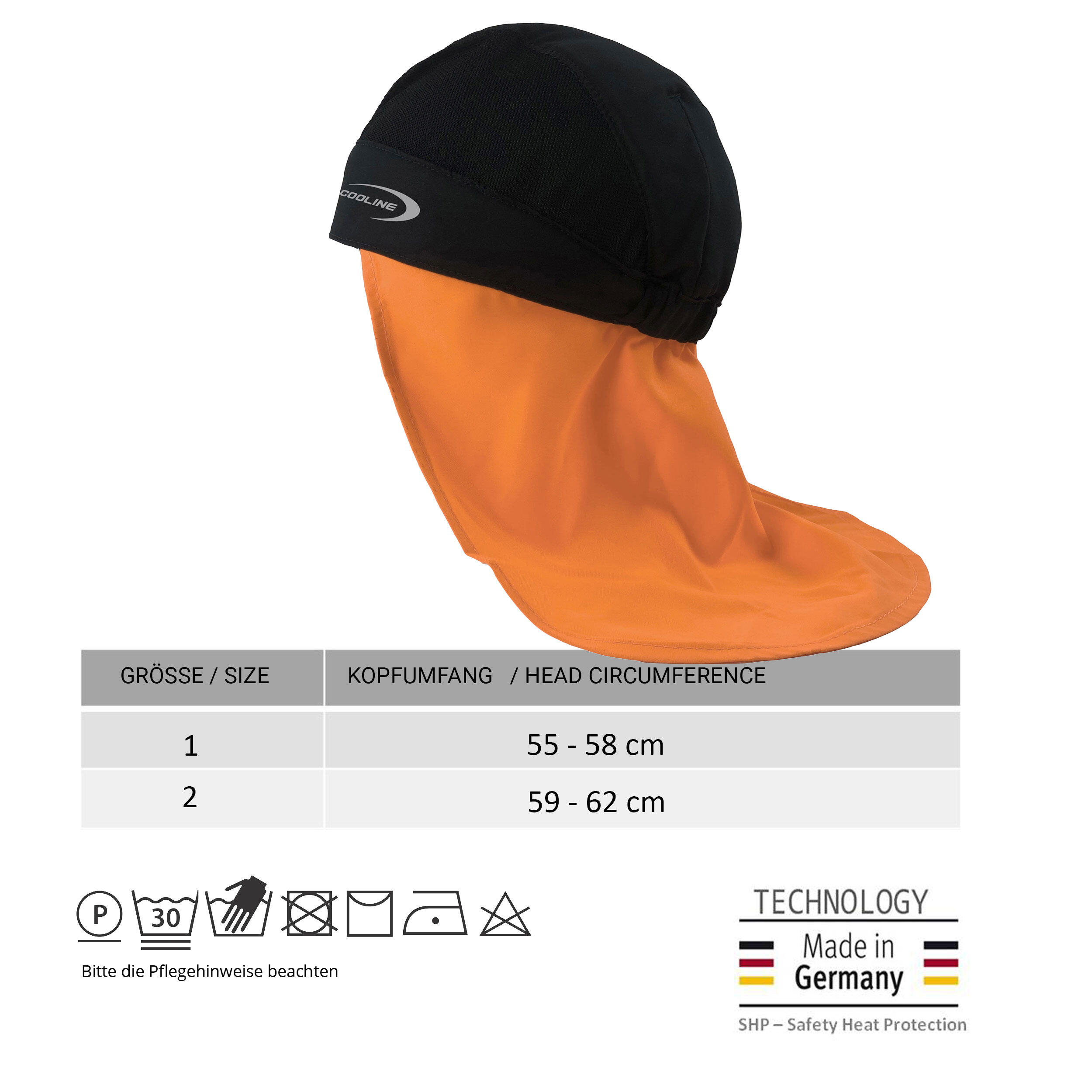 E.COOLINE Powercool SX3 Bandana Raffrescante – Tecnologia 3D, Fino A 10 Ore Di Fresco, Attivazione Con Acqua, Riutilizzabile, Lavabile, Unisex