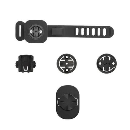 pack support vélo téléphone et compteur bases garmin wahoo cateye noir
