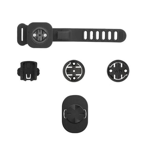 pack support vélo téléphone et compteur bases garmin wahoo cateye noir