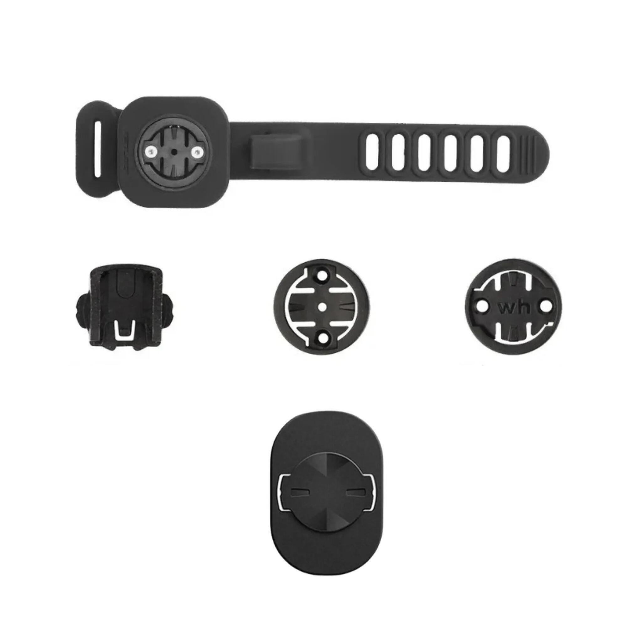 Bikeflow - Pack Support Vélo Téléphone Et Compteur Bases Garmin Wahoo Cateye Noir - Compteur Gps Vélo - No Size - Decathlon