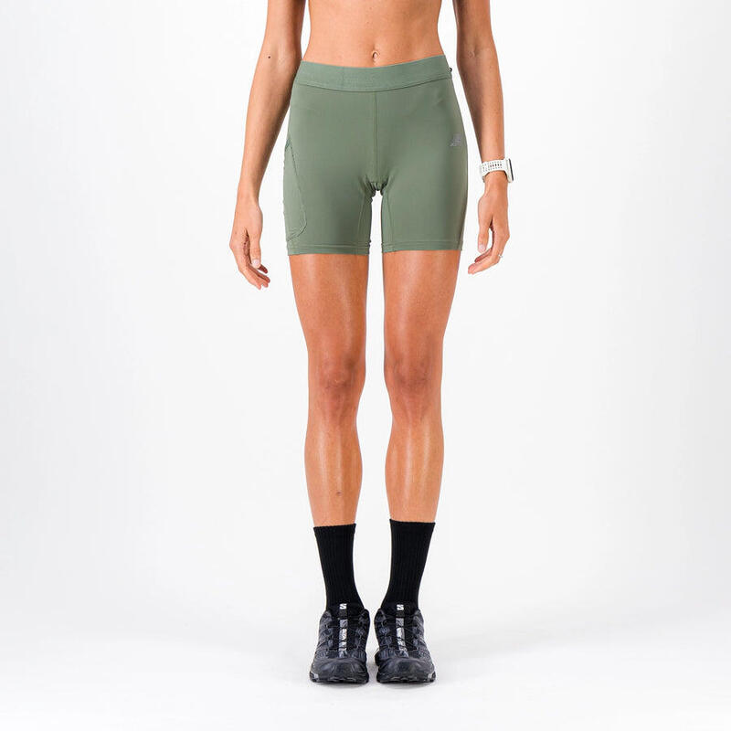 Fustă/Colanți Femei Trail-Running ZIPRUN SKIRT 3 IN 1