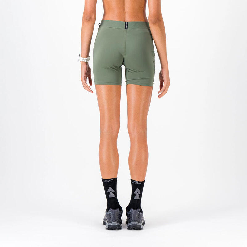 Fustă/Colanți Femei Trail-Running ZIPRUN SKIRT 3 IN 1