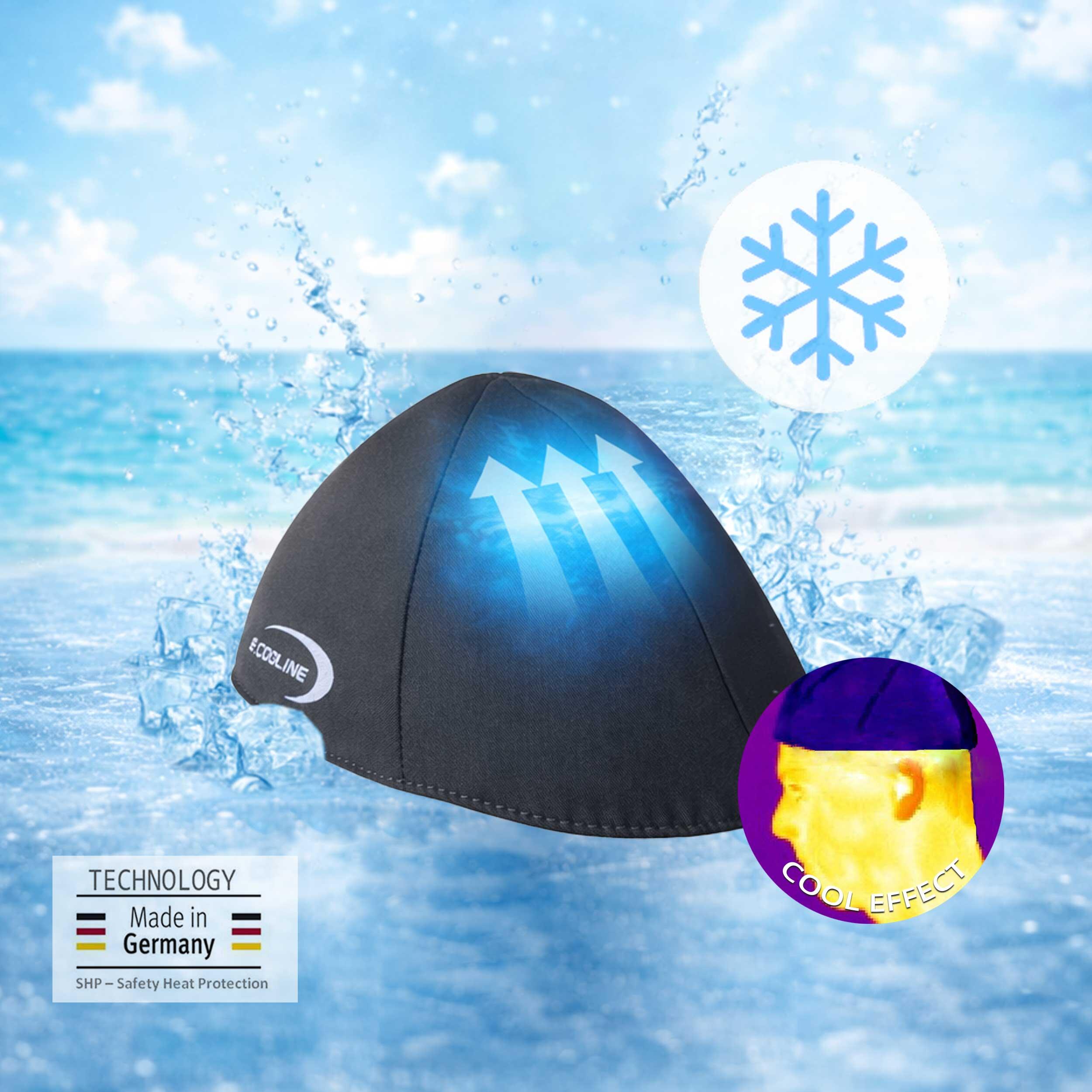 E.COOLINE SX3 CapInlay | Bandeau rafraîchissant pour chapeaux | activé par l'eau 3/9