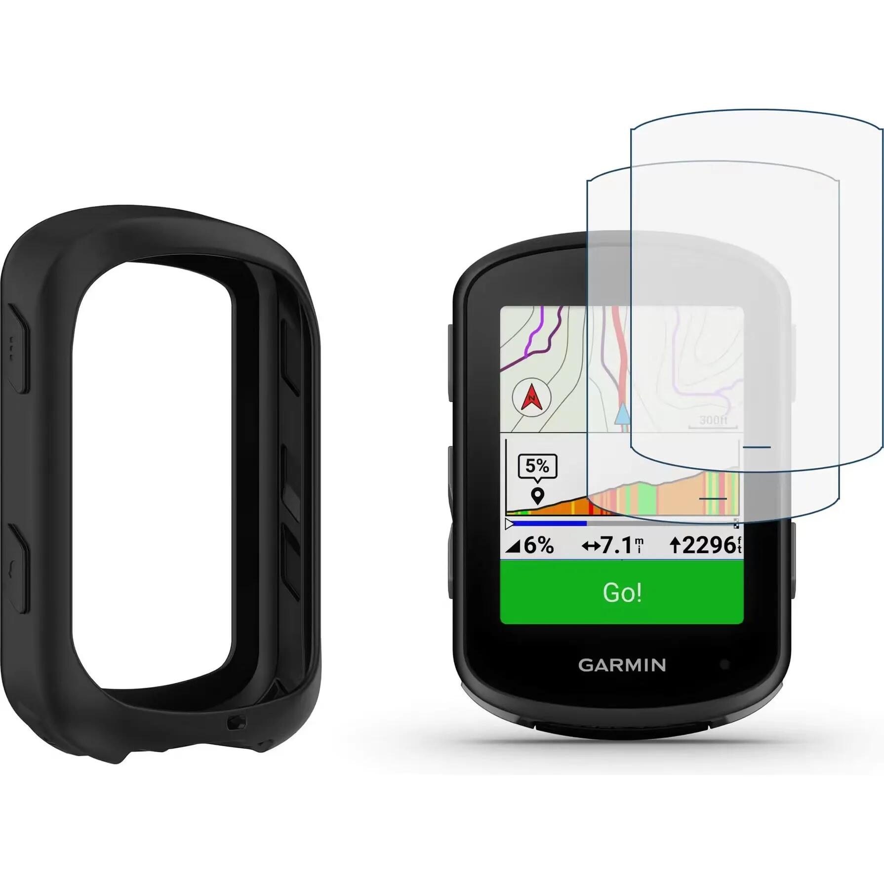 Bikeflow - Pack Housse Silicone Et Verres Trempés Pour Garmin Edge 840 540 - Compteur Gps Vélo - No Size - Decathlon
