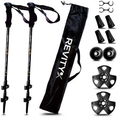 Trekkingstokken - stoken voor nordic walking discover 65 - 135 cm telescopische
