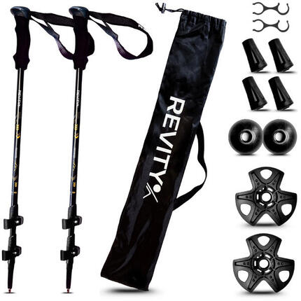 Wanderstöcke für Trekking - Teleskopstöcke, Nordic Walking Stöcke 65–135 cm