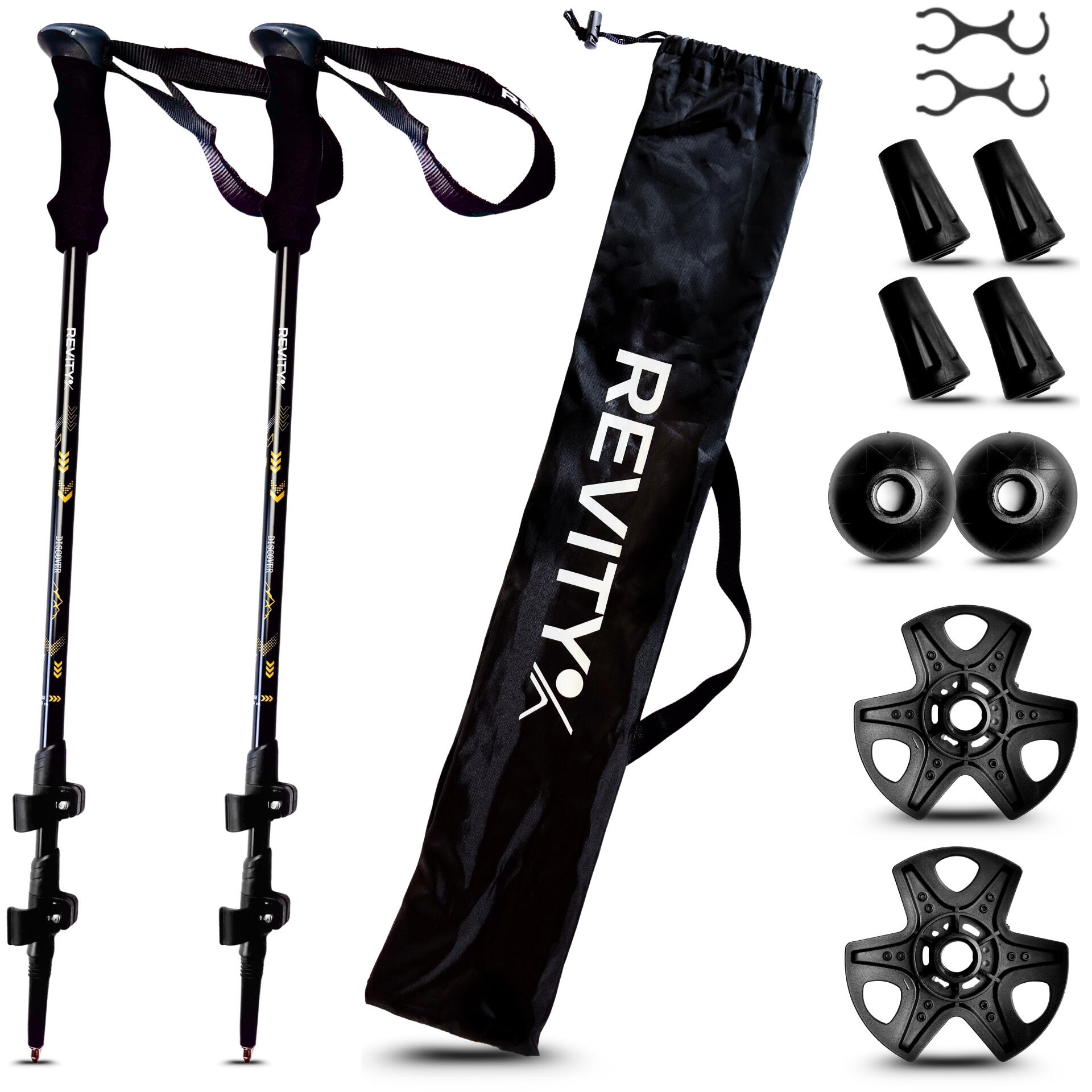 REVITY Trekingové hole REVITY Discover 65-135 cm