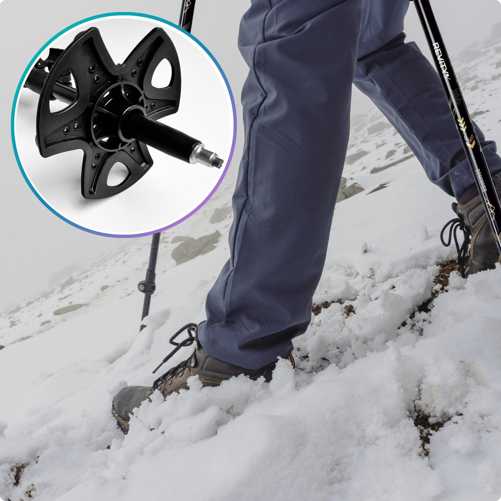 Trekkingstokken - stoken voor nordic walking Discover 65 - 135 cm telescopische 7/7