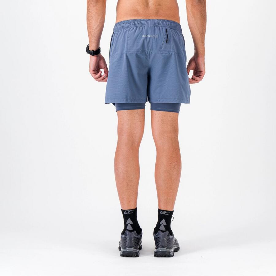Short/Pantalón Corto Hombre Trail-Running ZIPRUN SHORT 3 IN 1 2/7