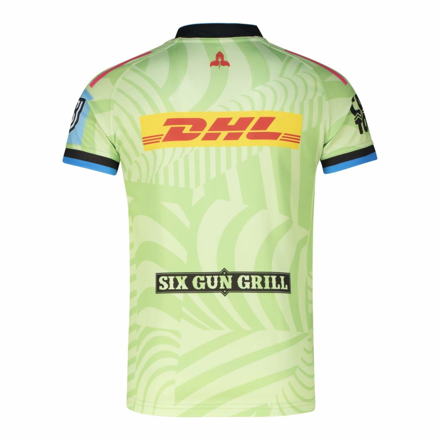 Herren Stormers Urc Auswärtstrikot Rugby Adidas Lime Green 4/7