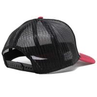 Truckerpet - 5 Panelen / Volwassene / One size (Rood/Wit) 2/6