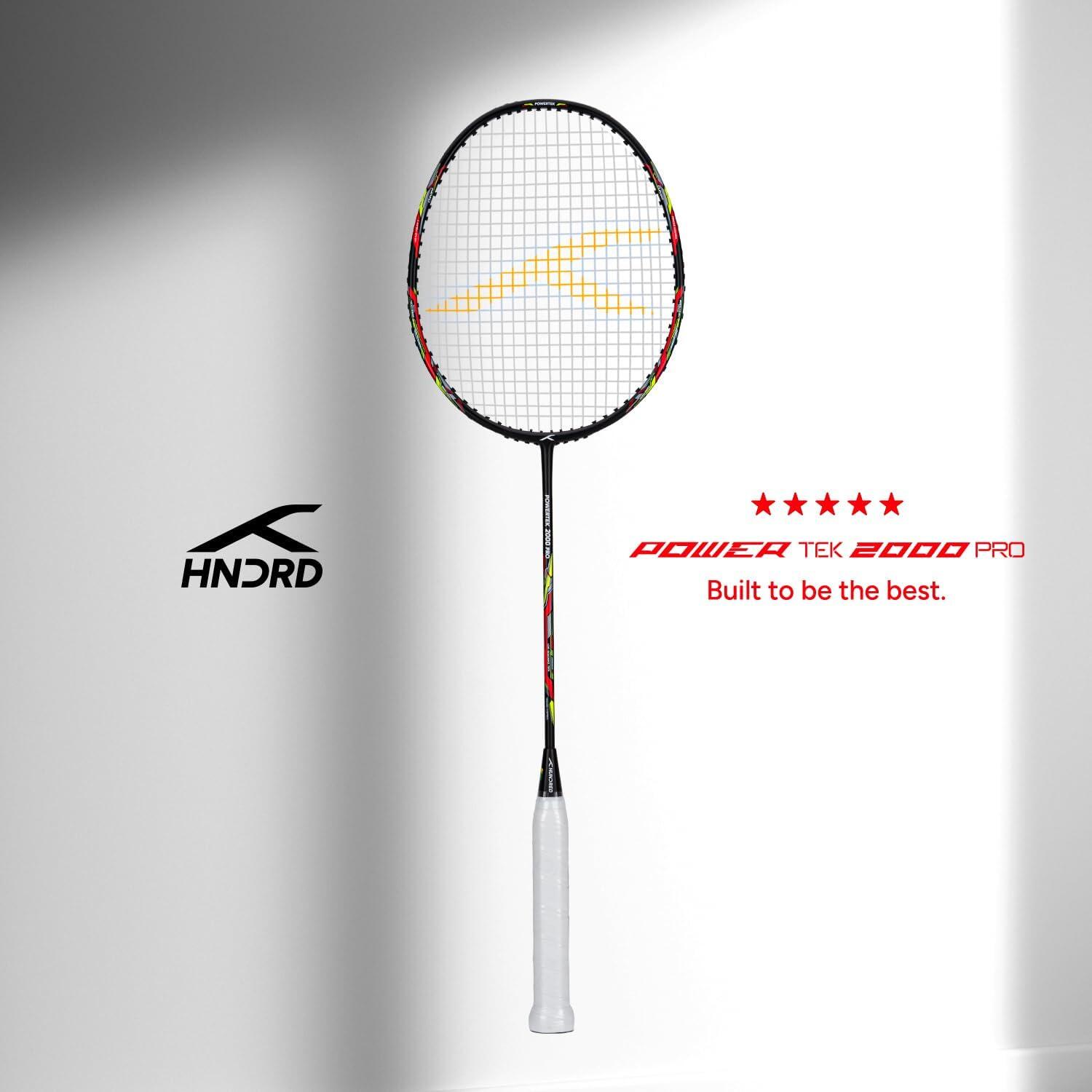 Hundred Badmintonschläger – Powertek 2000 PRO Graphite 3/7