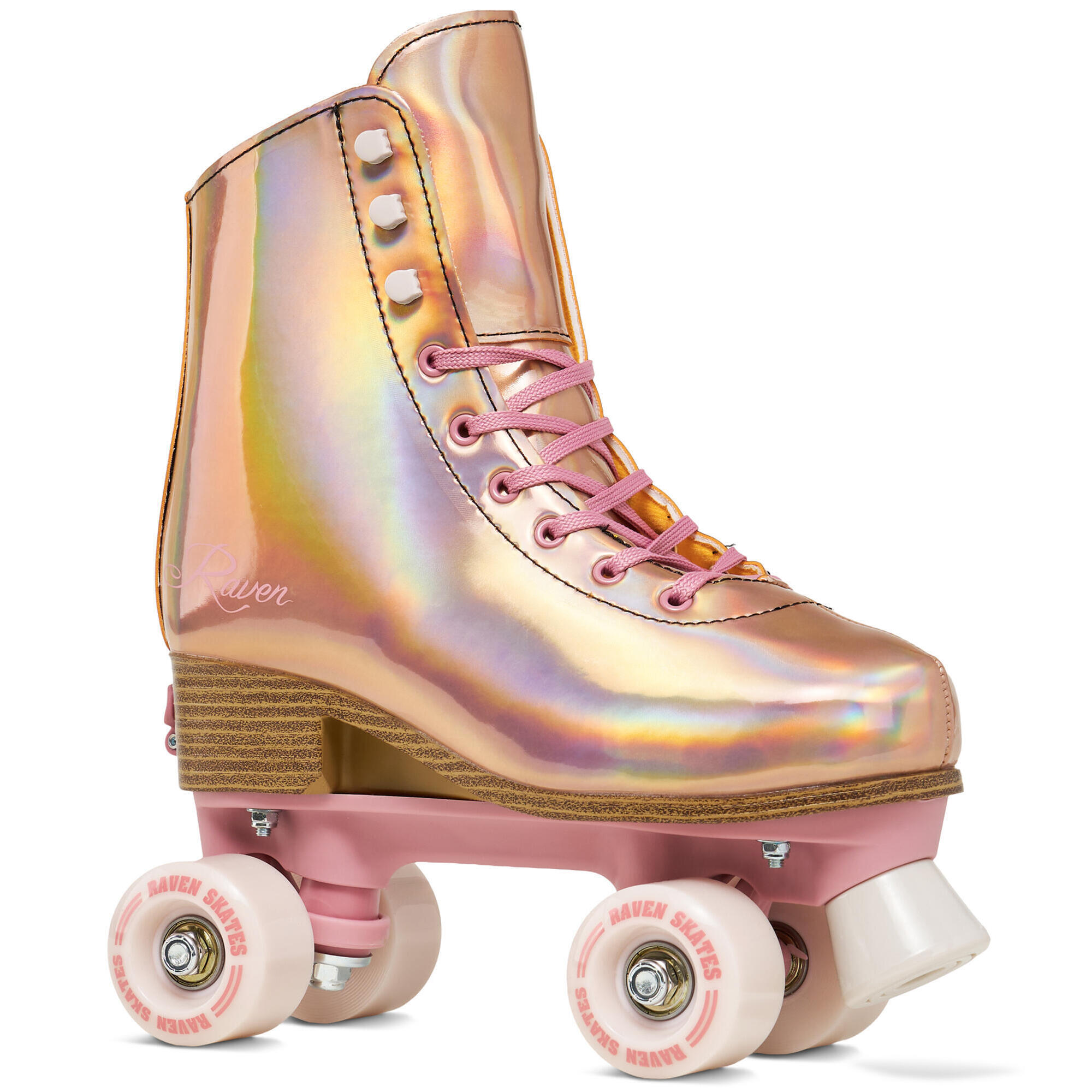 Raven - Patins Classiques Rétro Réglables Raven Holo - Patins À Roulettes - Multicolore|orange|rose - 35/38 - Decathlon