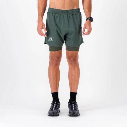 Short/Cuissard Homme Trail-Running ZIPRUN SHORT 3 IN 1