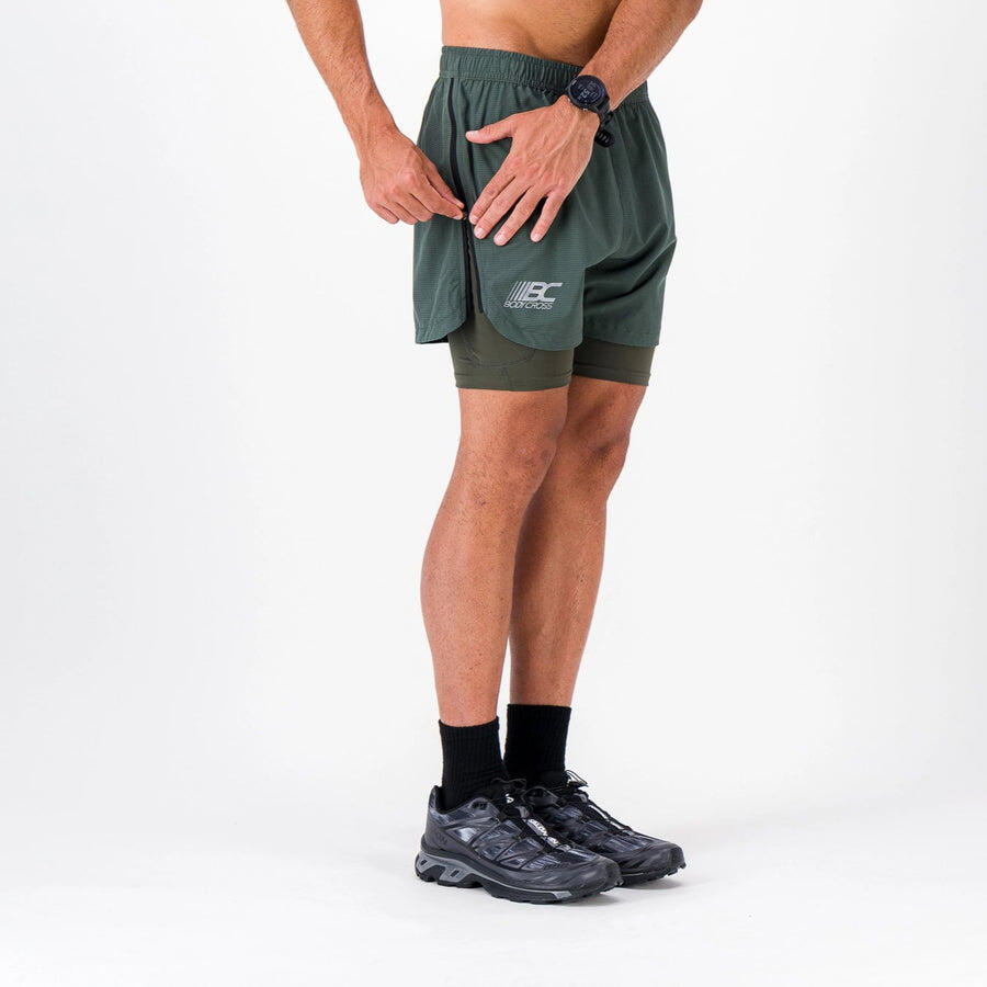 Short/Cuissard Uomo Trail-Running ZIPRUN SHORT 3 IN 1 7/7