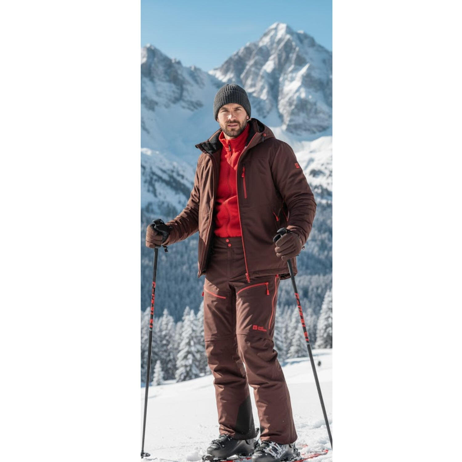 Spodnie narciarskie męskie Jack Wolfskin Alpspitze Pro 3L RECCO
