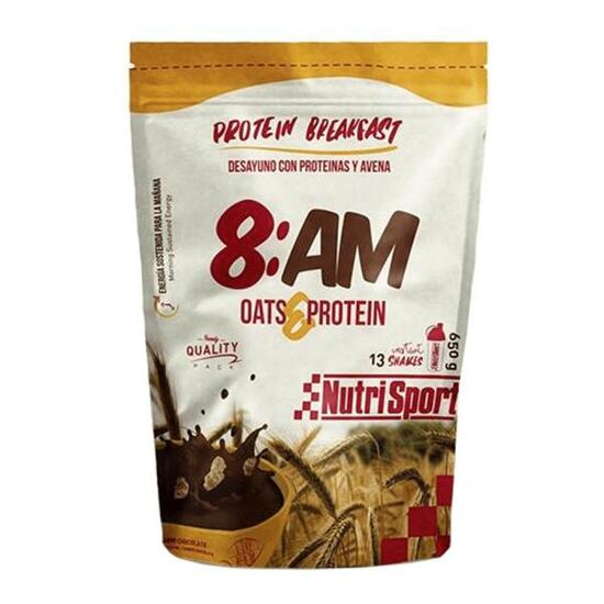 8am avec Chocolat (avoine et protéine) - 650g Chocolat de Nutrisport