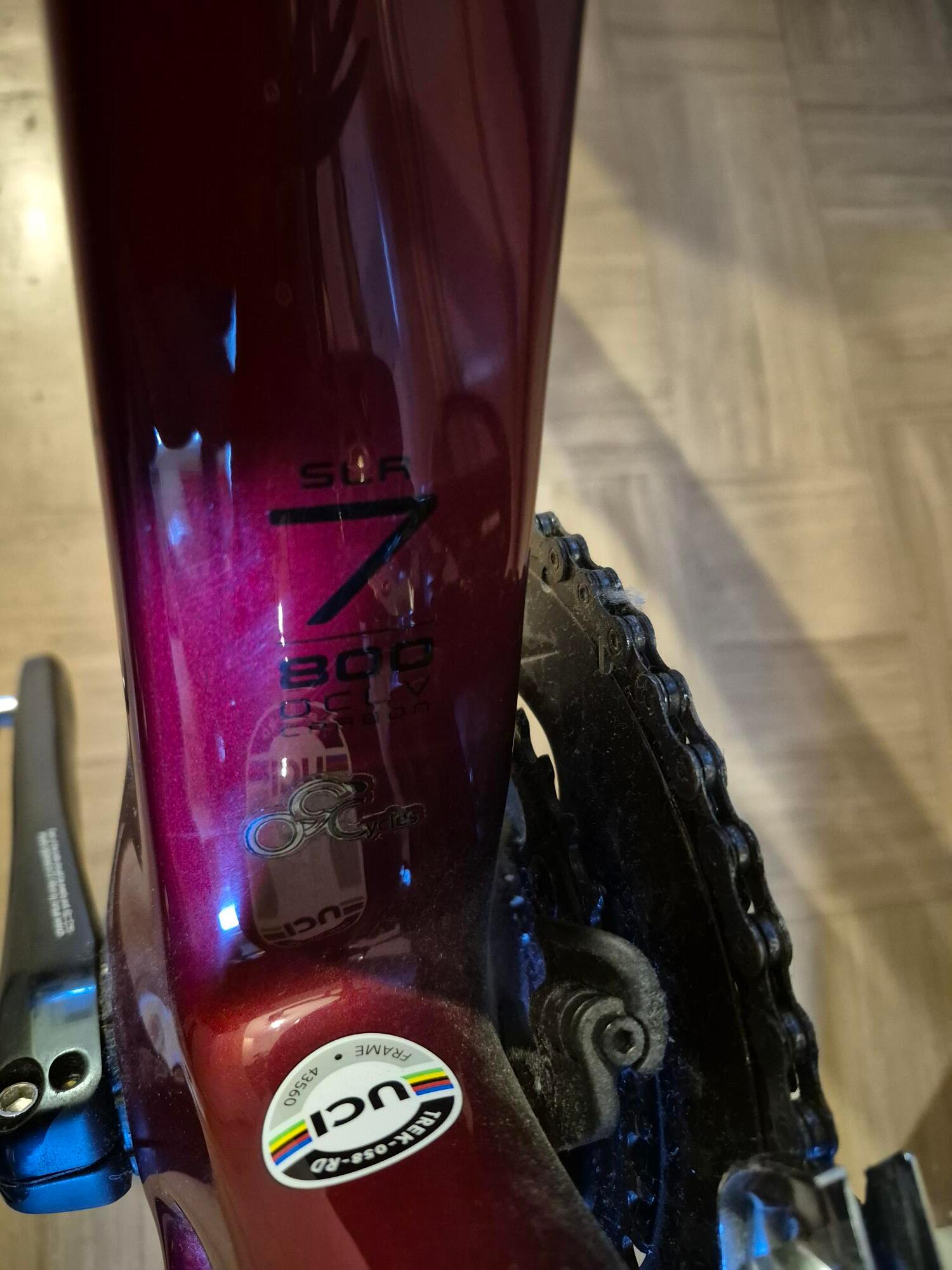 Entre Particuliers - Trek Emonda SLR 7 Disc 56 Rage Red/Bordeaux-Black 5/5