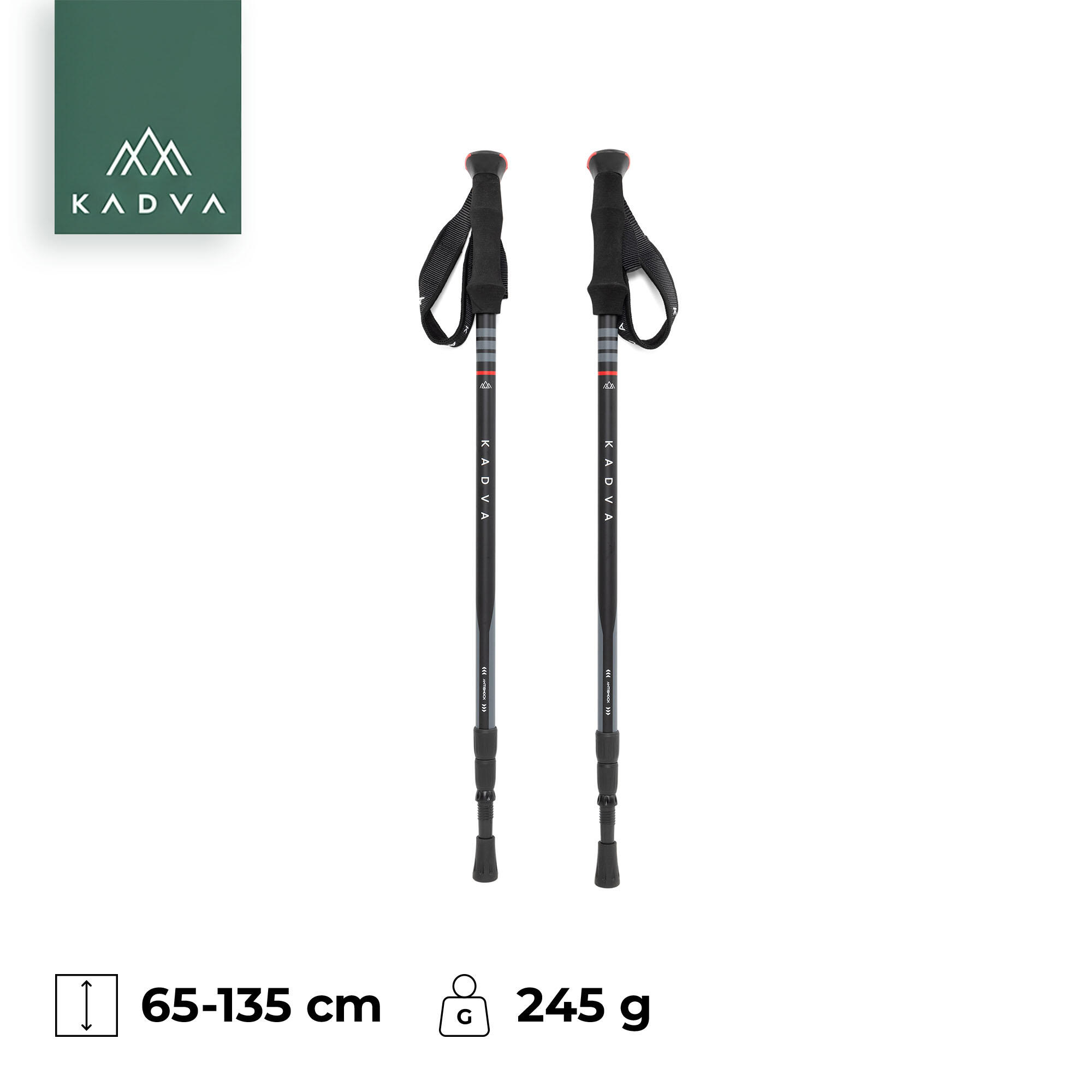 Bastões de caminhada KADVA Sajama 2/6