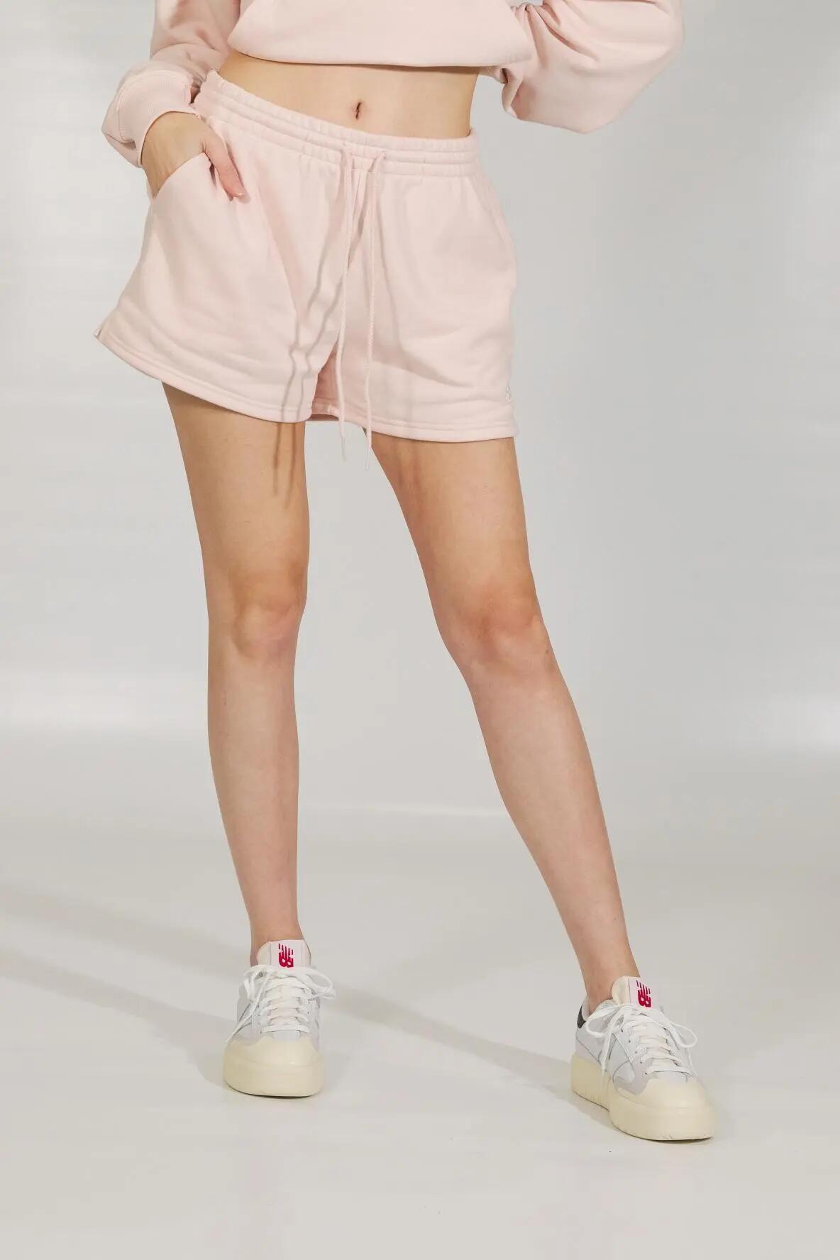 Shorts pour femme New Balance rose 5/5