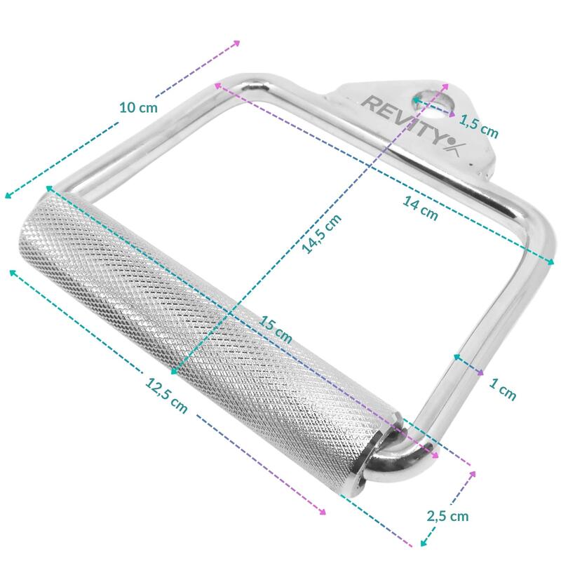 Mâner simplu rotativ pentru scripete/atlas Revity 14,5 x 15 cm
